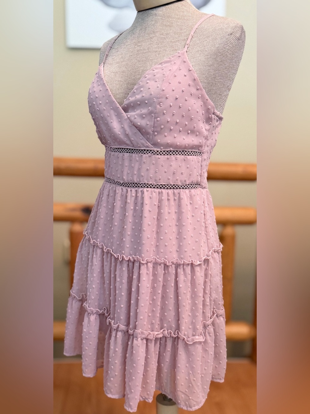 Altar’d State Swiss Dot Tiered Sundress - Picture 2 of 6